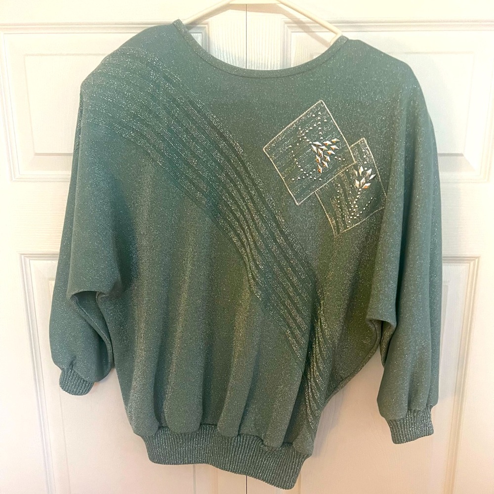 Three Flags California Embellished Sweater VTG